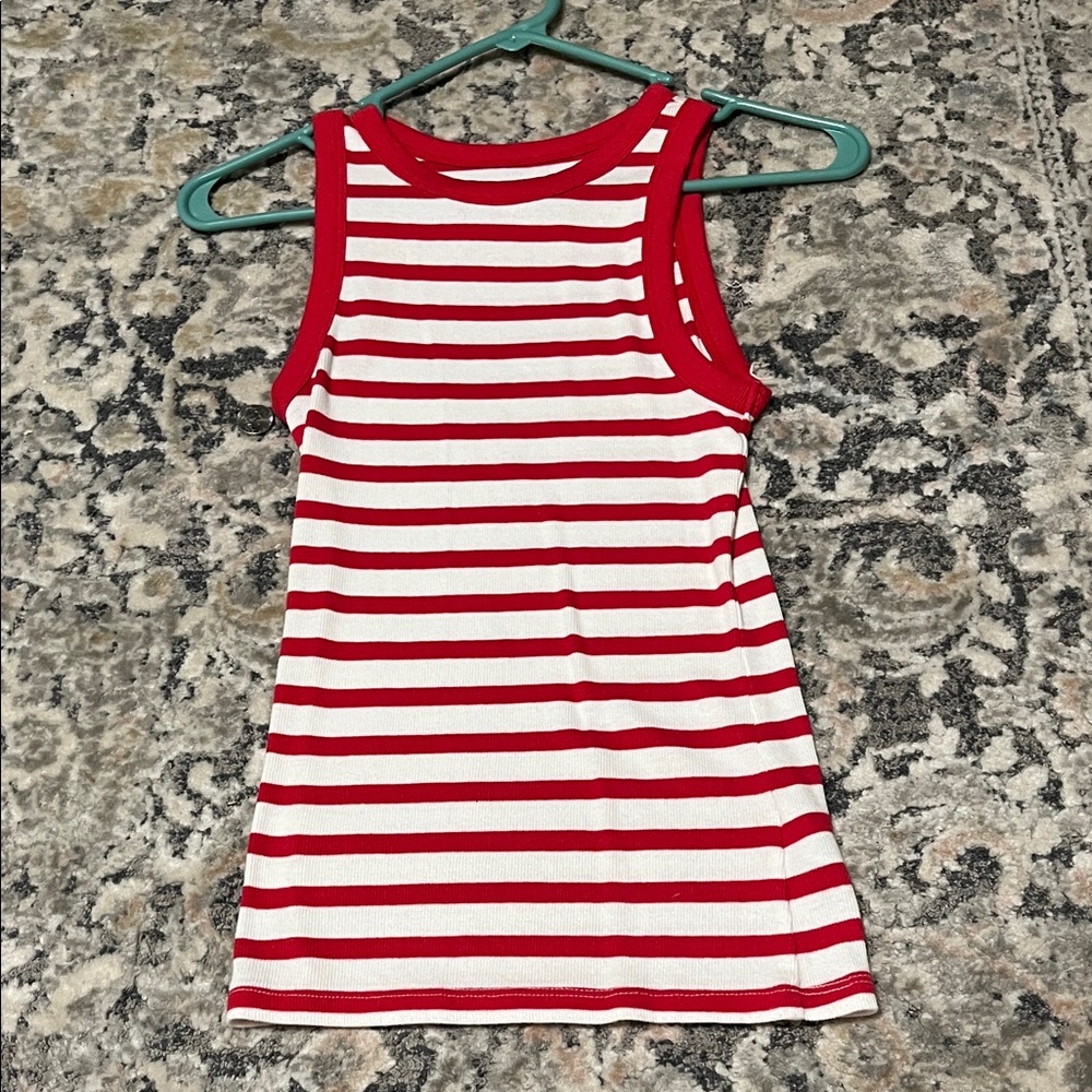 Target Red and White Striped Tank Top